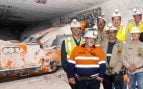 Excavadora de WIPP utilizada para abrir galerías de sal para residuos nucleares en Nuevo México