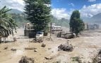 Zona afectada por las inundaciones del río Bhotekoshi en Rasuwa, Nepal (EP).