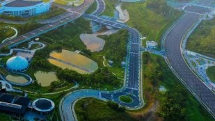 Indonesia construye Nusantara, una nueva capital situada en plena selva de Kalimantan Oriental, en la isla de Borneo. Foto: IKN Nusantara