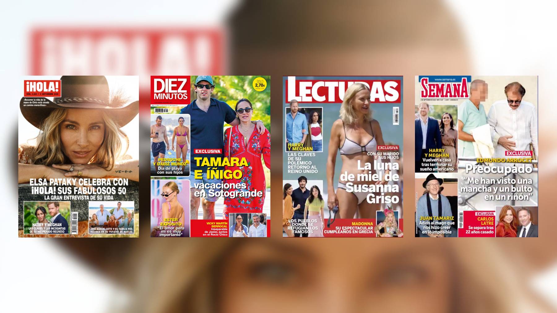 Portadas de revistas. (Foto: RRSS)