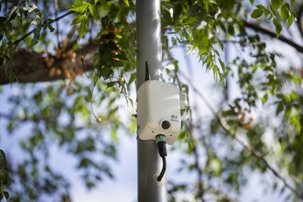 Sensor-del-proyecto-de-monitorizacion-de-biodiversidad-urbana-en-Madrid-Rio