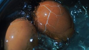 vinagre cuecen huevos