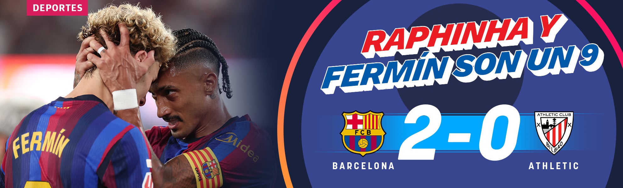 Raphinha y Fermín son un 9
