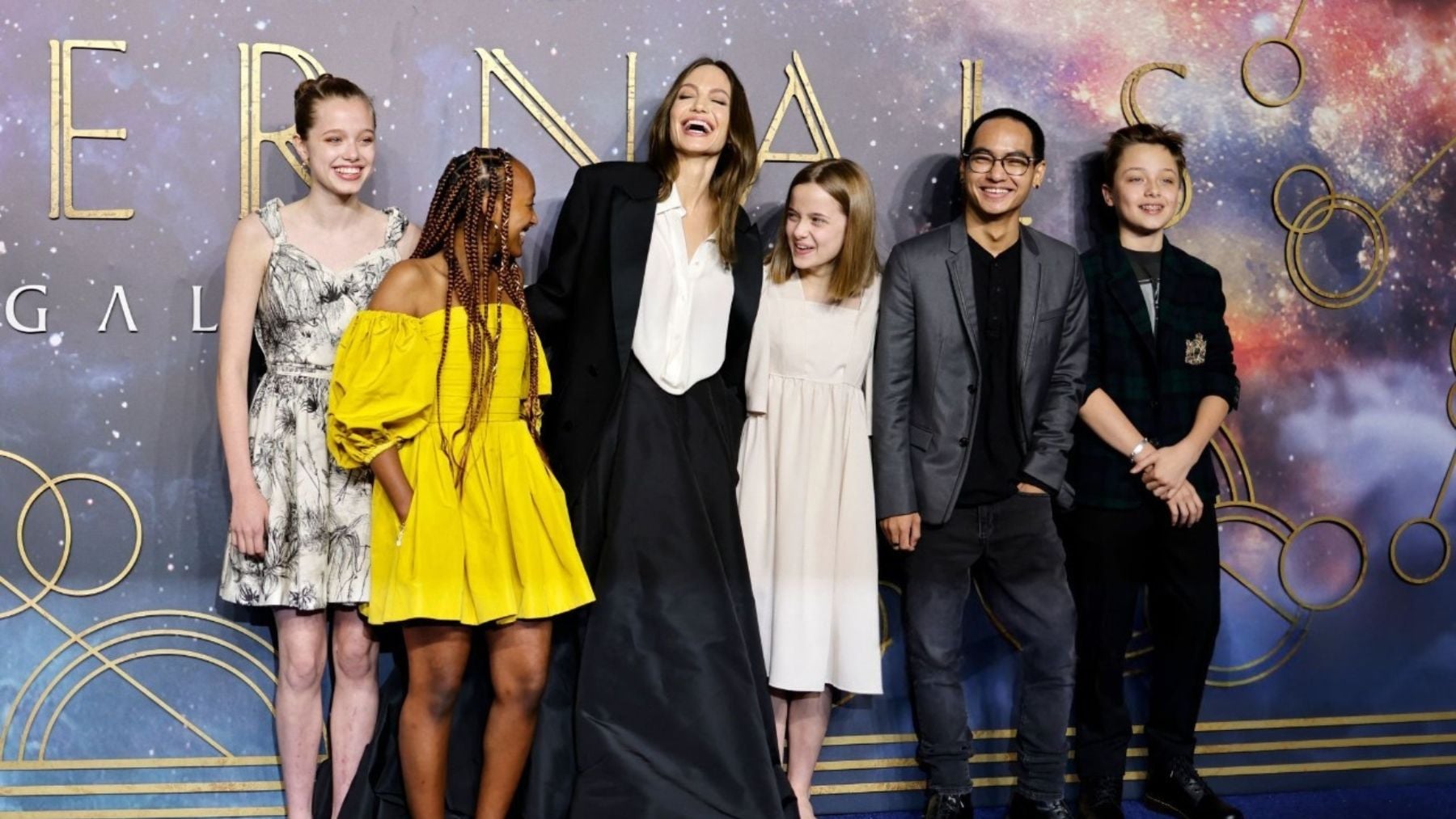 Angelina Jolie y sus hijos