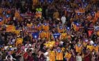 La Liga luce el homenaje del Barcelona a la estelada tras censurar la protesta española del Ceuta