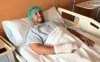 Omar Montes en una imagen desde el hospital compartida en redes sociales (Instagram).