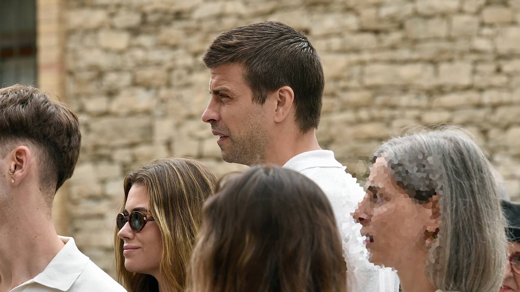 Gerard Piqué en el funeral de su abuela paterna. (Foto: Europa Press)