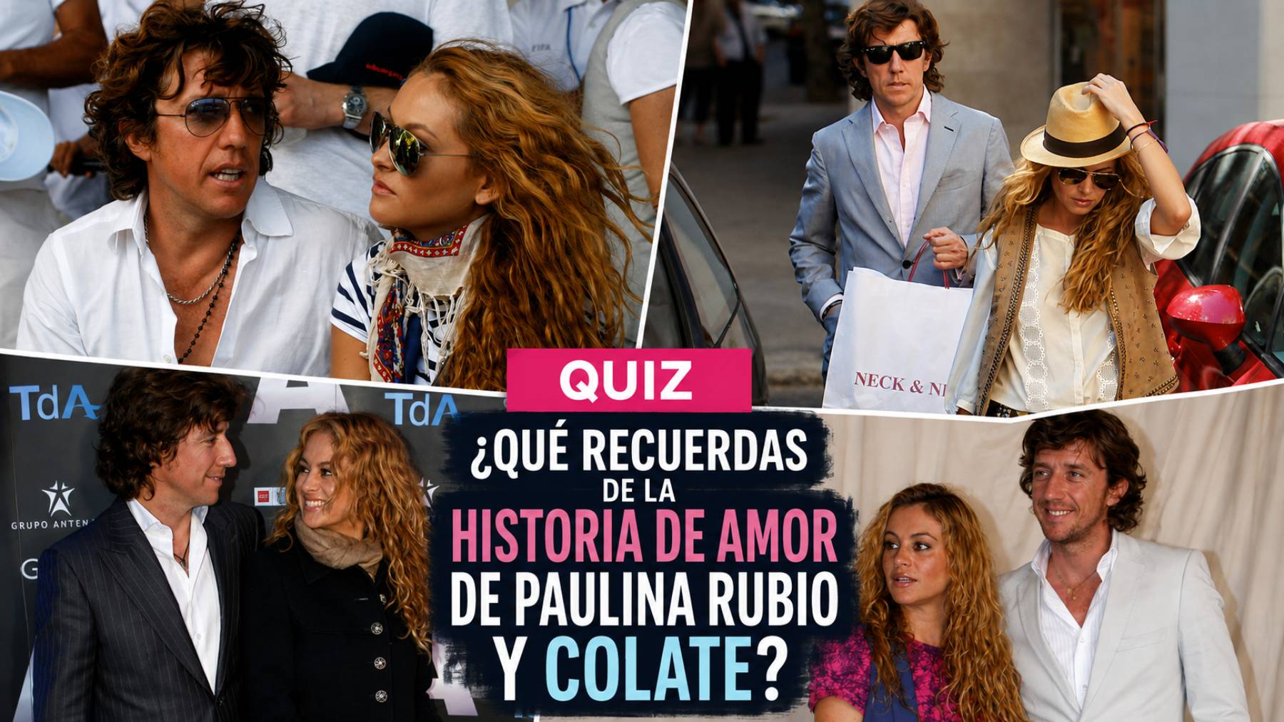 Colate y Paulina Rubio. (Foto: Europa Press)