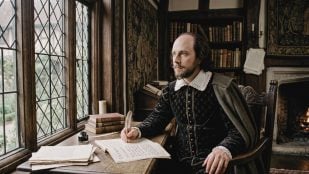 William Shakespeare. Imagen generada con IA.