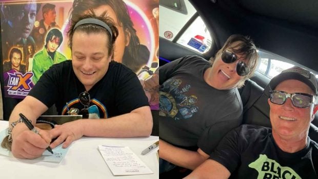 Montaje de im&aacute;genes de los actores Edward Furlong y Robert-Patrick, compa&ntilde;eros en 'Terminator 2' (Instagram/X).