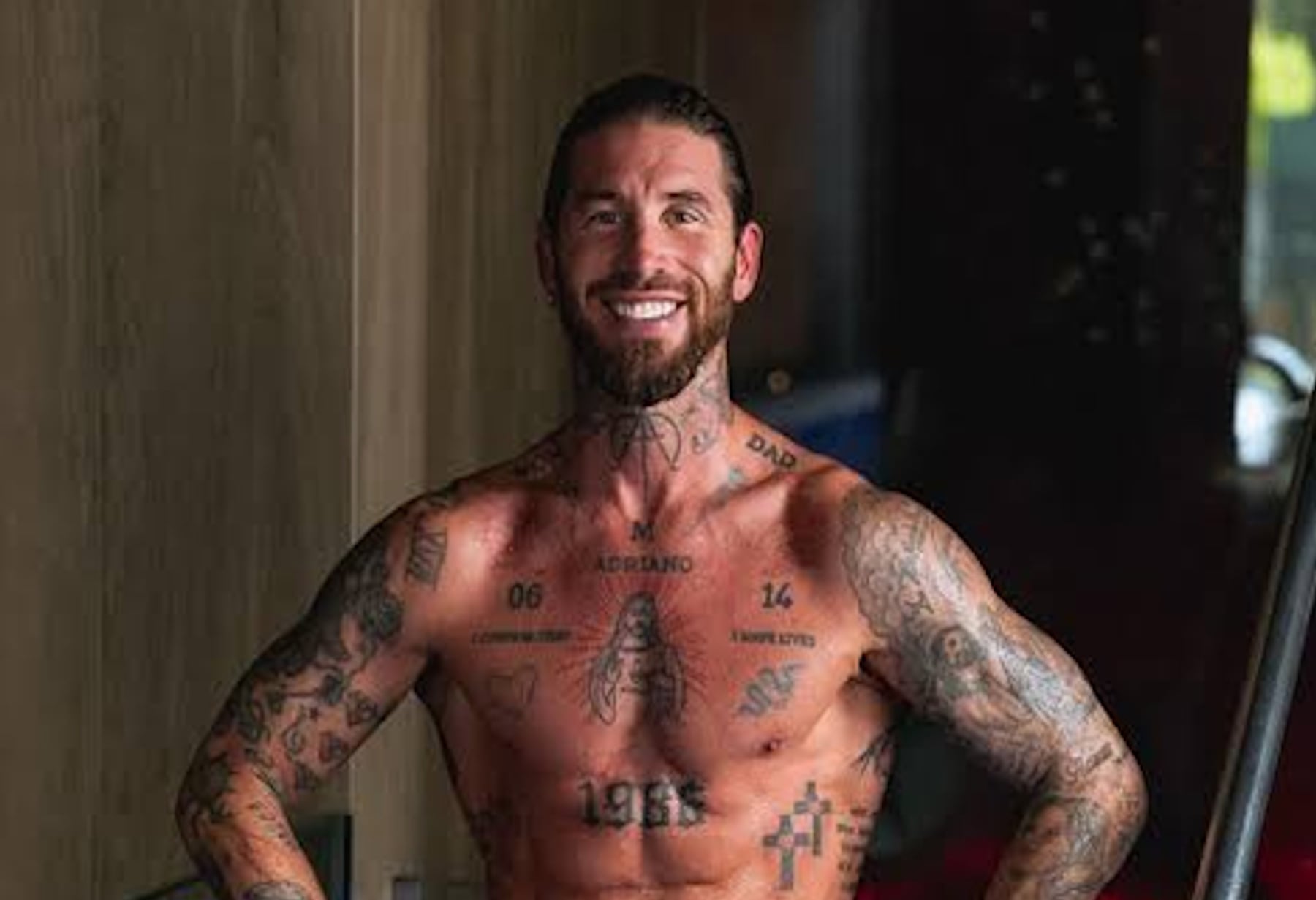 Sergio Ramos posando. (Foto: Instagram)