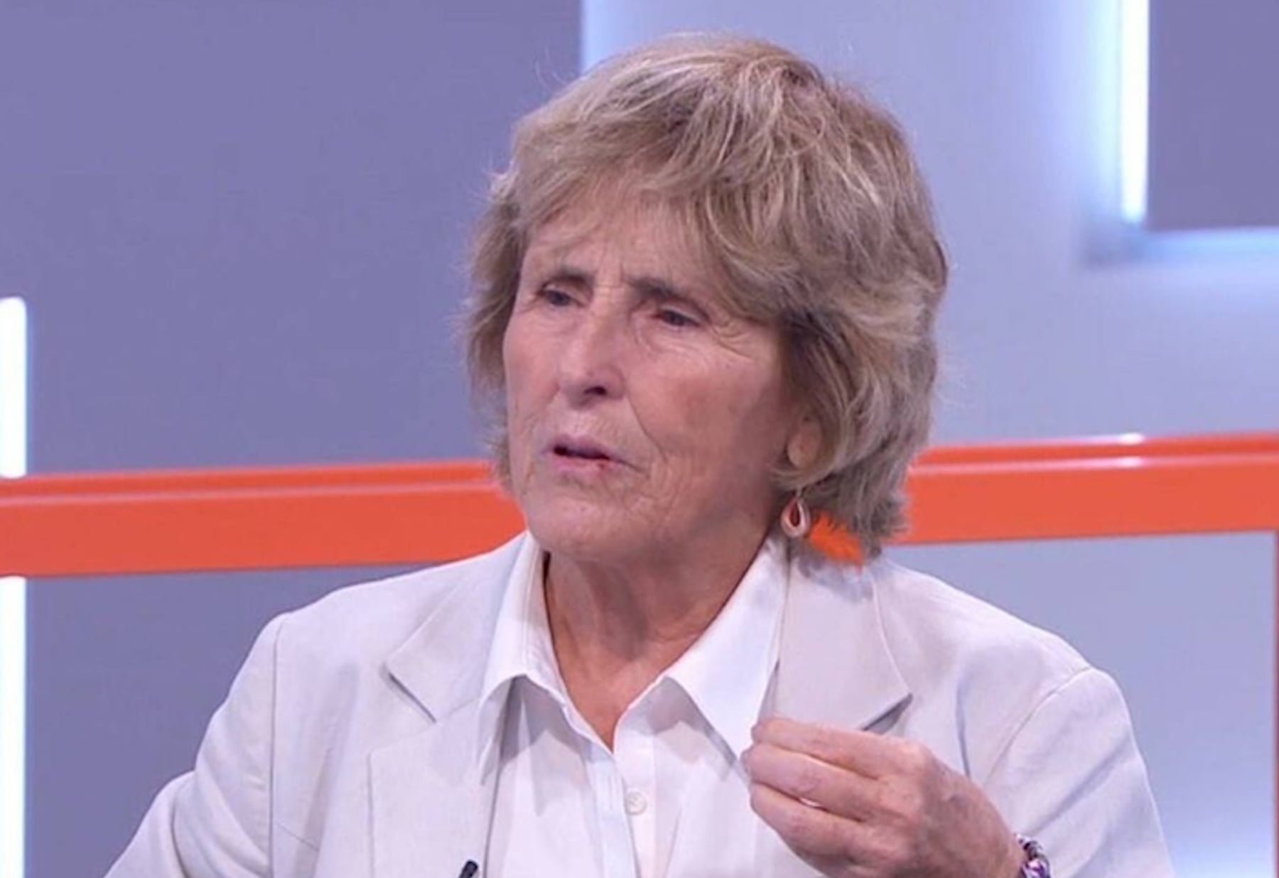 Mercedes Milá durante una entrevista. (Foto: TVE)