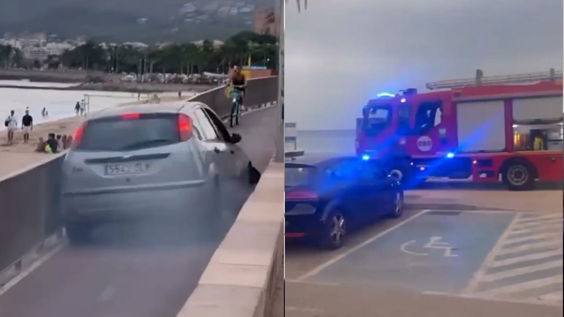 Un conductor argentino borracho irrumpe en un carril bici de Palma, se estrella y desafía a la Policía: «¿No tenéis nada mejor que hacer?»