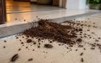 Posos de café e insectos