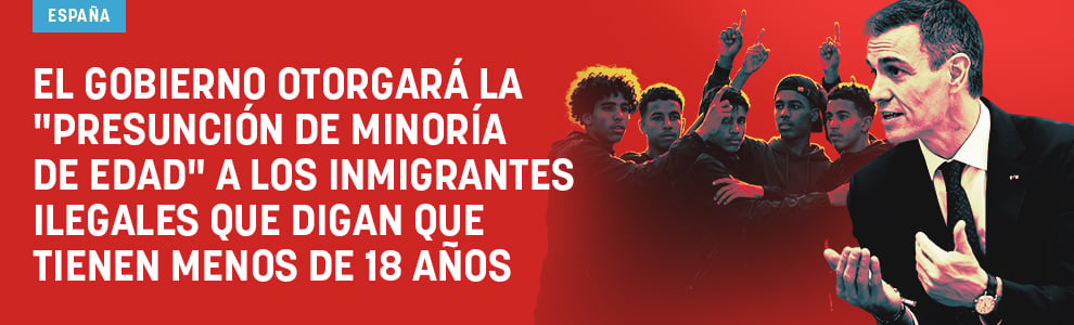 El Gobierno otorgará la presunción de minoría de edad a los inmigrantes ilegales que digan que tienen menos de 18 años