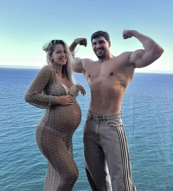 Sandra Férriz y Dario en una imagen compartida en redes sociales (Instagram).