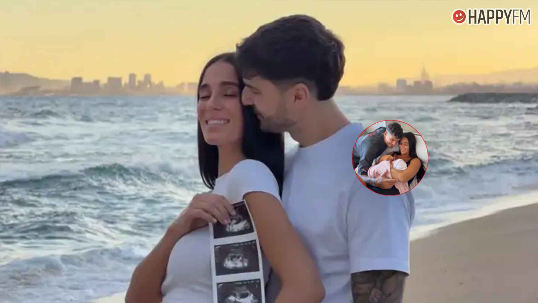 Nace la hija de Claudia y Mario, de