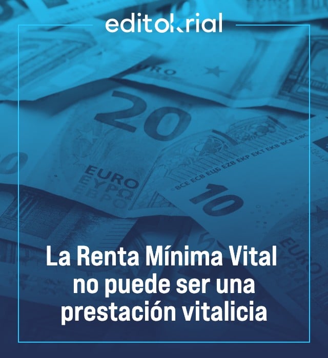 La Renta Mínima Vital no puede ser una prestación vitalicia