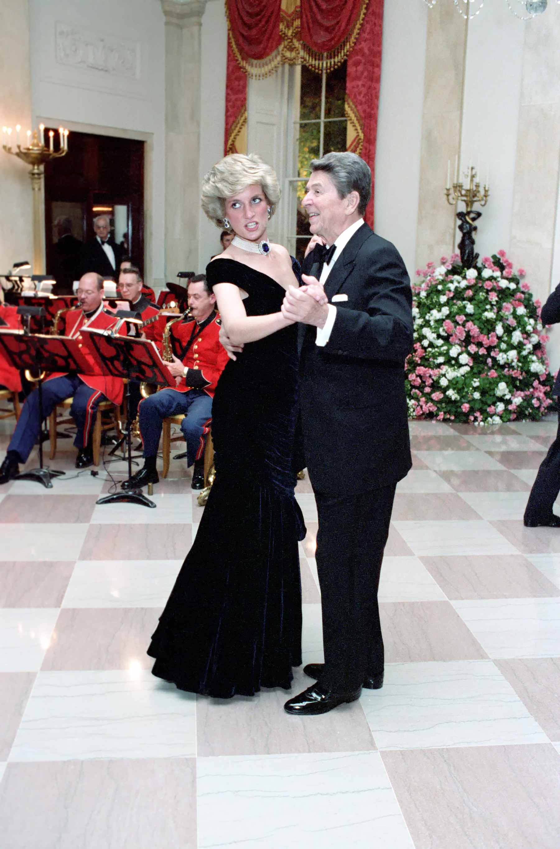 Diana de Gales y Ronald Reagan. (Foto: Europa Press)