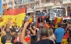 Bomberos, polícías y guardias civiles lideran la nueva protesta en Ceuta contra Sánchez: «¡Invasores expulsión!»