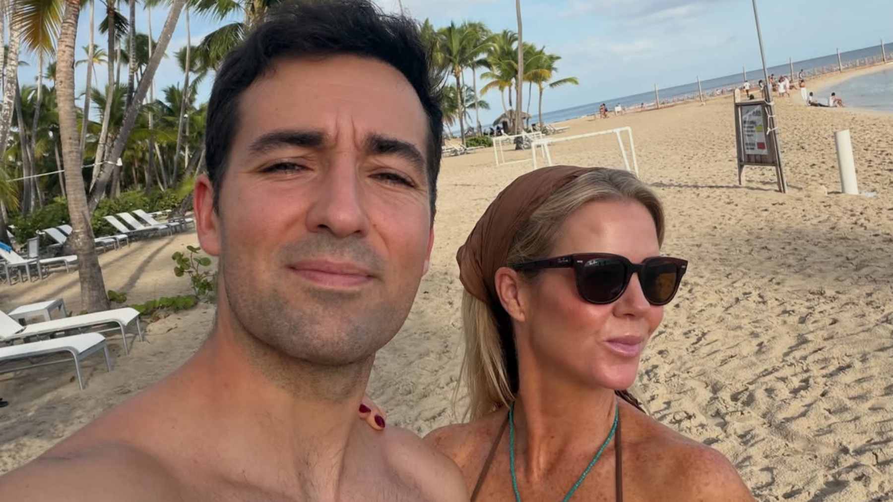 Amelia Bono y Alejandro Reina durante sus vacaciones. (Foto: RRSS)
