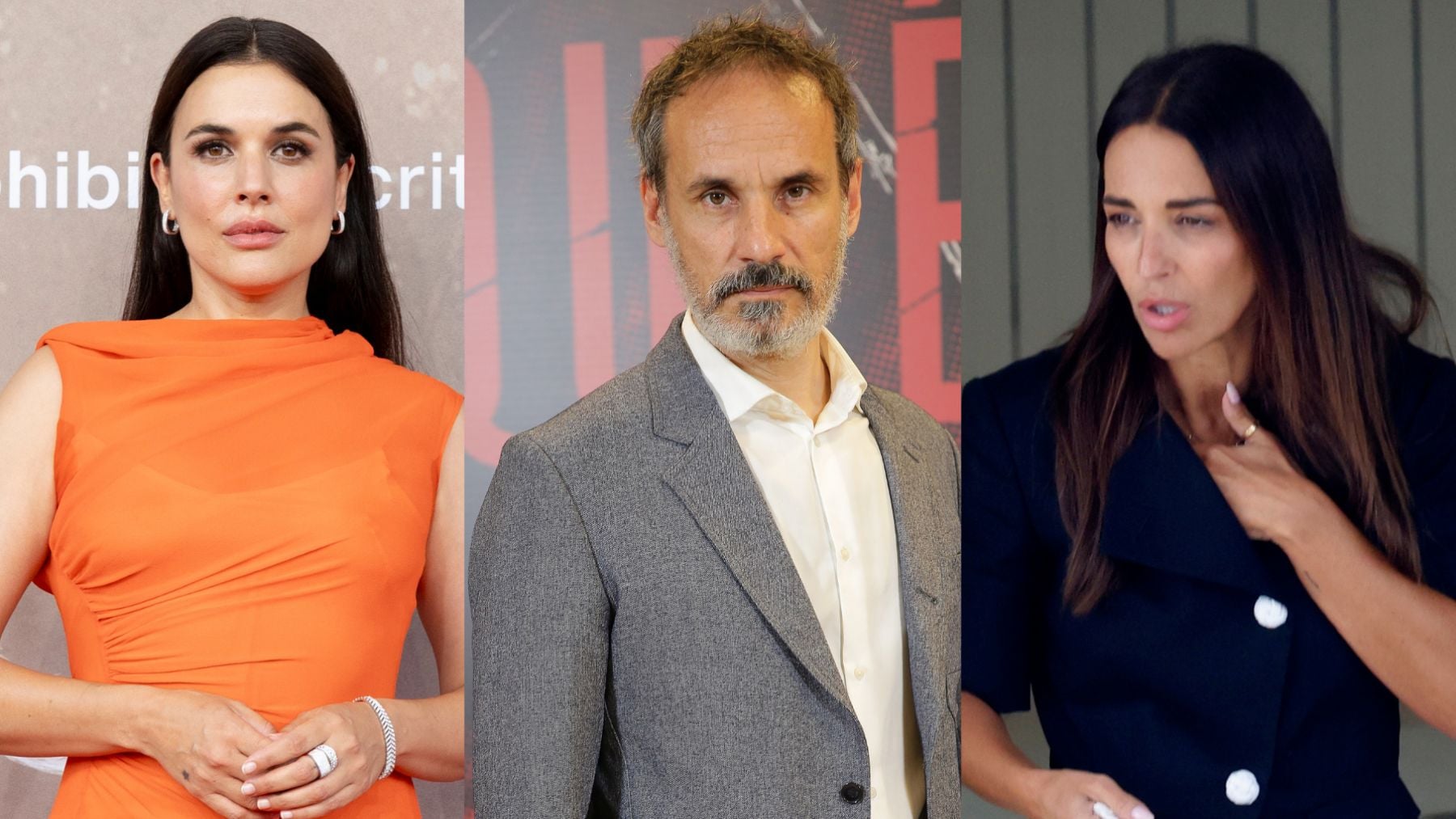 Adriana Ugarte, Francesc Garrido y Paula Echevarría. (Fotos: Europa Press)
