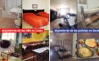 Habitaciones con baño y restaurante para las ONG en Ceuta y catres oxidados para los policías