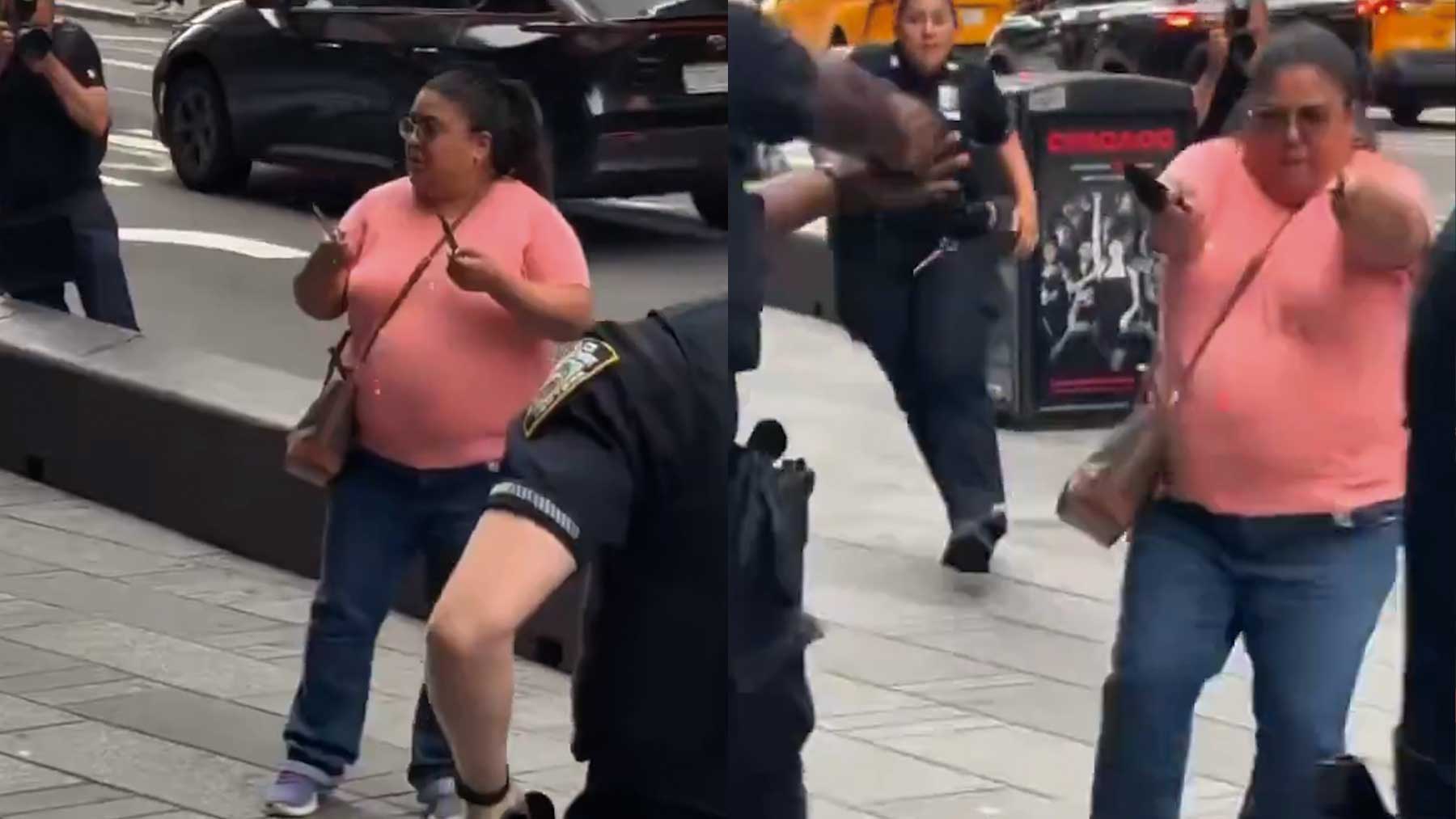La Policía de Nueva York abate a una mujer tras matar a una persona y herir a otra en Times Square
