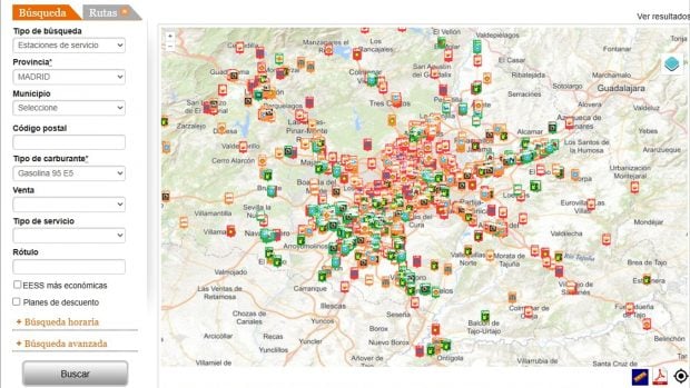 precio gasolina 7 de septiembre Madrid