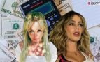 Montaje de imágenes de Britney Spears y Tini Stoessel (Instagram/Pixabay).