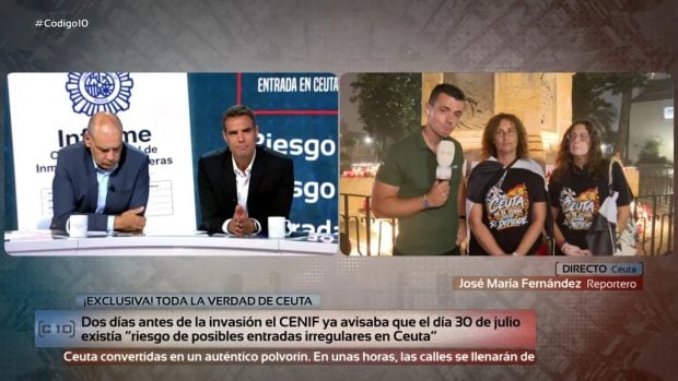 Nacho Abad y David Aleman en C&oacute;digo 10 (Mediaset).