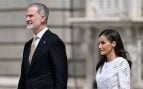 Los Reyes Felipe y Letizia en Madrid. (Foto: Europa Press)