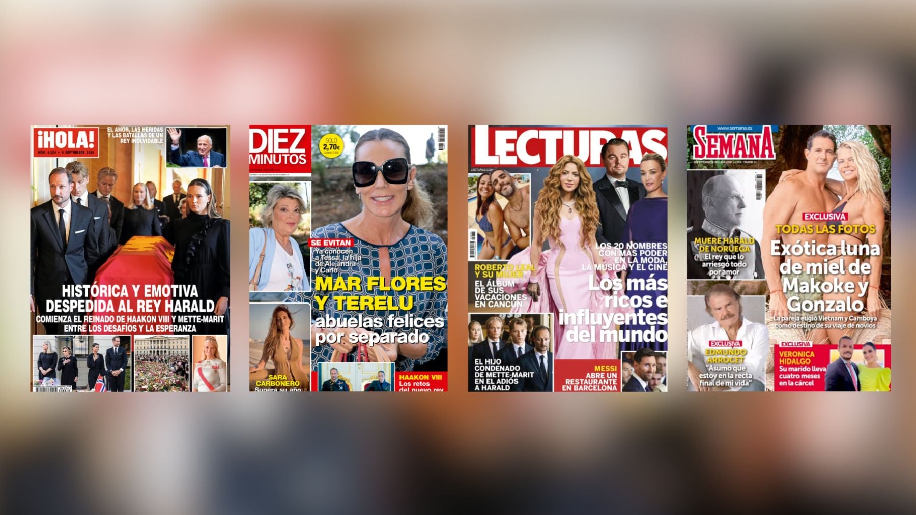 Portadas de las revistas. (Fotos: Redes Sociales)