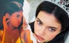 Kylie Jenner en dos imágenes de la fiesta de su cumpleaños publicadas en redes sociales (Instagram).