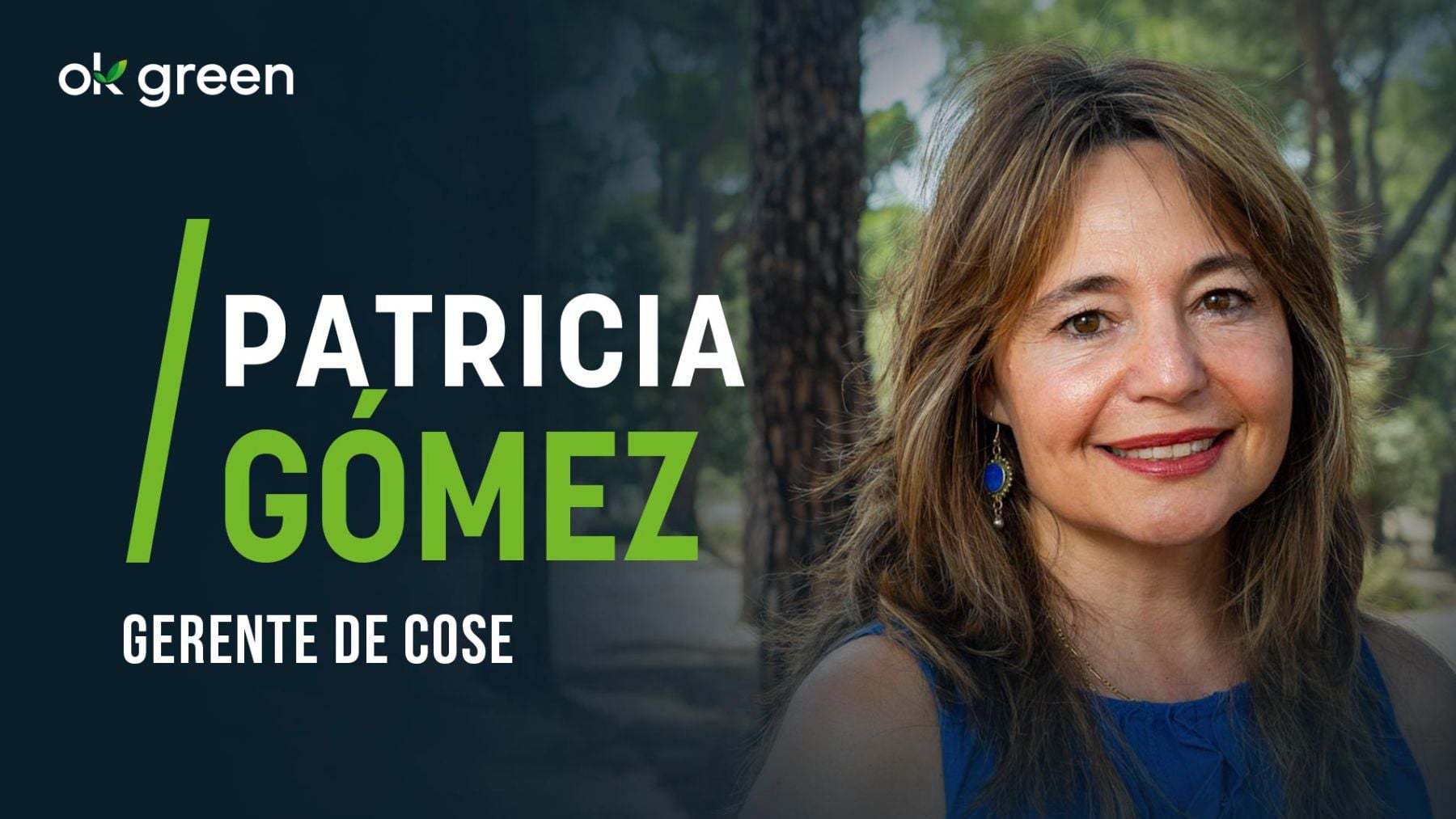 Patricia Gómez, actual gerente de la Confederación de Organizaciones de Selvicultores de España (COSE).