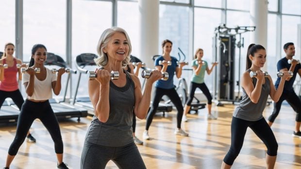 Deporte, entreno, fuerza, gimnasio