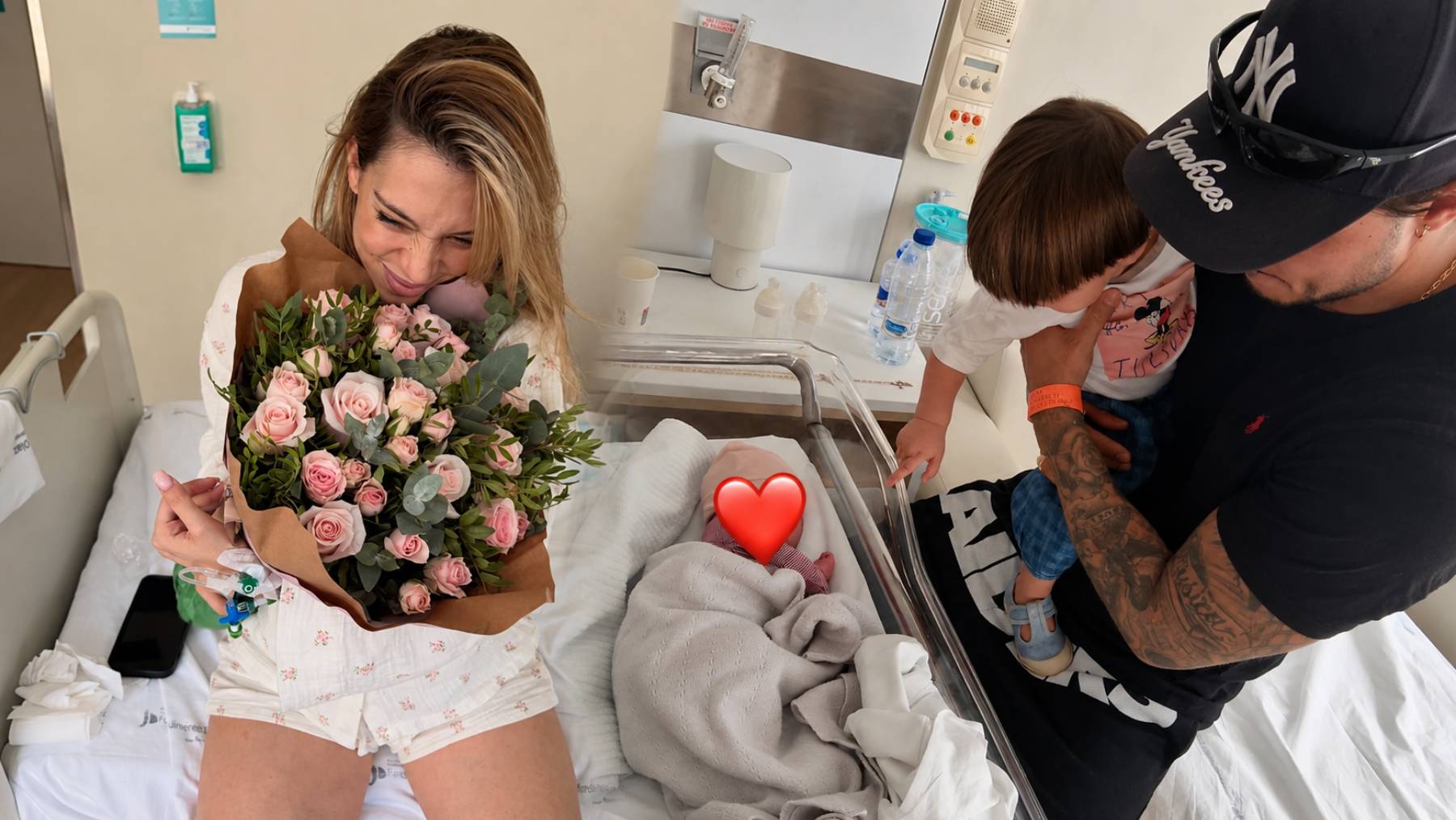 La imagen que todos esperaban: Alejandra Rubio y Carlo Costanzia muestran el primer encuentro de sus hijos