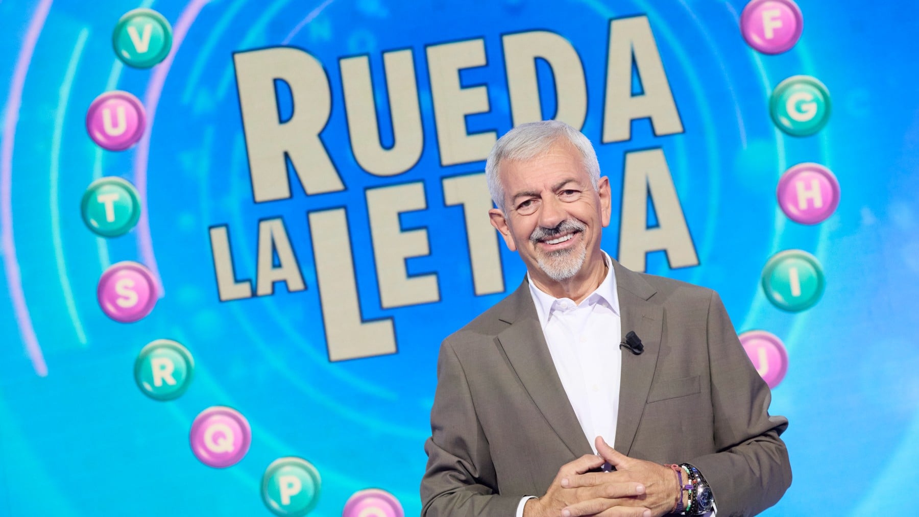 Carlos Sobera en ‘Rueda la letra’. (Mediaset).