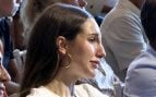 Luna Serrat en la presentación de Dani Ceballos. (Foto: Europa Press)