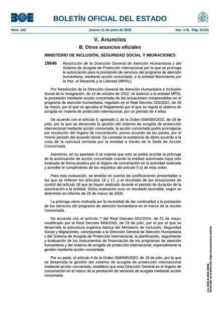 El Gobierno encarga durante 4 años la «acogida» de ilegales a una ONG de cargos del PSOE: hasta 1.700 € por inmigrante