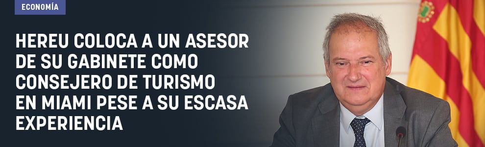 Hereu coloca a un asesor de su gabinete como consejero de Turismo en Miami pese a su escasa experiencia