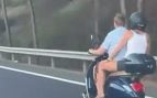 moto sin casco vía cintura palma