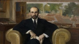Juan Ramón Jiménez, retrato, pintura