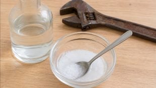 vinagre sal eliminar oxido