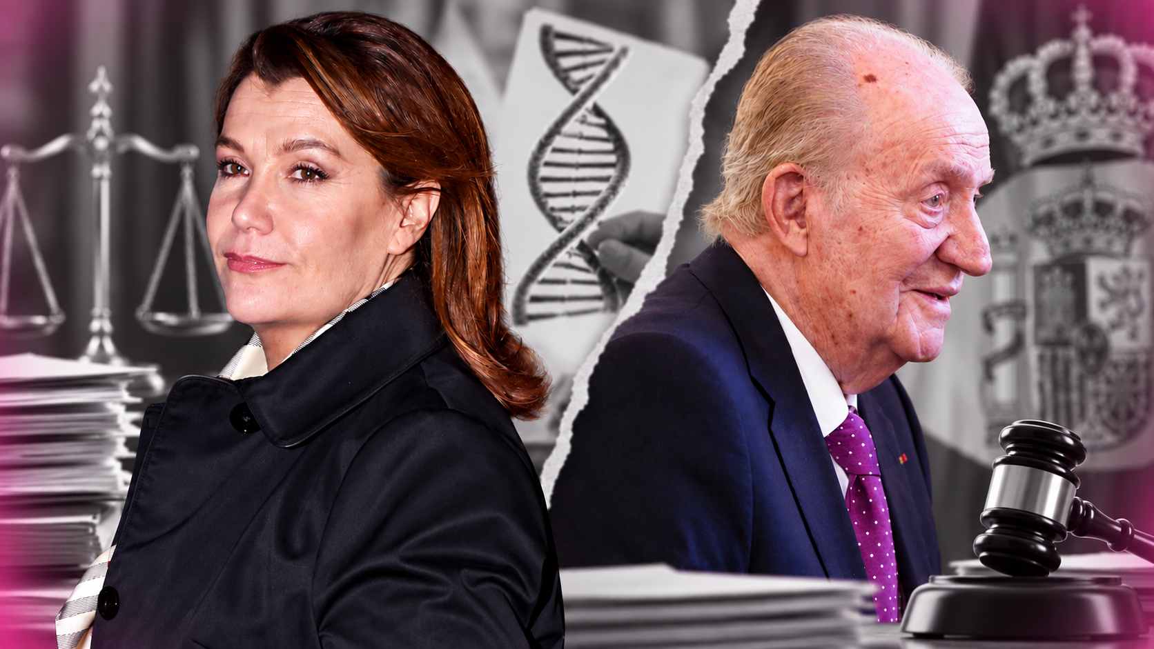 Ingrid Sartiau y Juan Carlos I. (Foto: Europa Press)