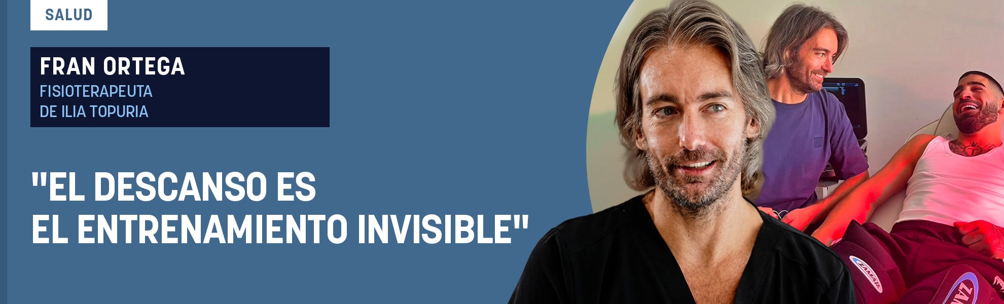 Fran Ortega, fisioterapeuta de Ilia Topuria: El descanso es el entrenamiento invisible
