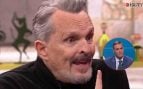 Montaje de imágenes de Miguel Bosé y Pedro Sánchez (Atresmedia/RTVE).