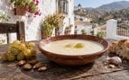 Ajoblanco de Málaga, receta de Málaga, gastronomía malagueña, Almáchar y el ajoblanco.