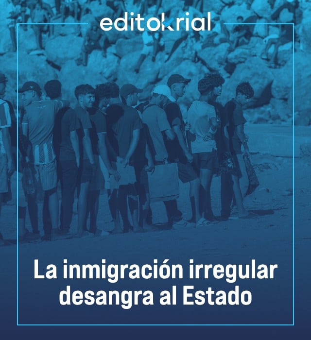 La inmigración irregular desangra al Estado