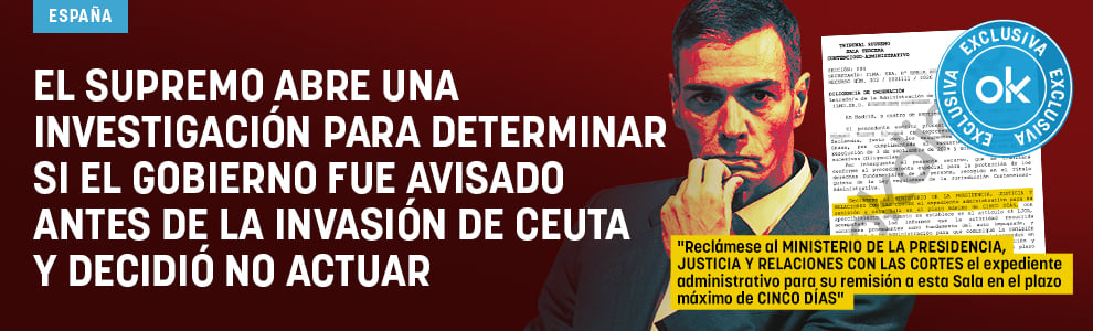 El Supremo abre una investigación para determinar si el Gobierno fue avisado antes de la invasión de Ceuta y decidió no actuar